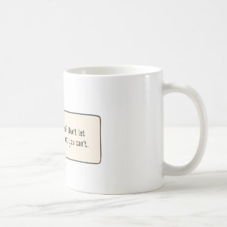 Glaube an dich selbst kaffeetasse