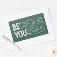 Glaube an dich selbst Lehrer Motivierend Positiv 