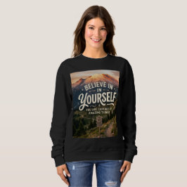 Glaube an dich selbst sweatshirt