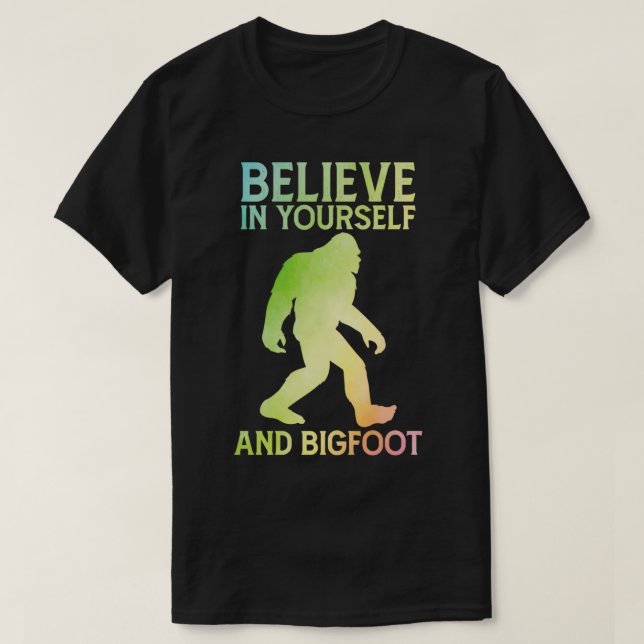 Glaube an dich selbst und an die Redewendungen von T-Shirt (Design vorne)