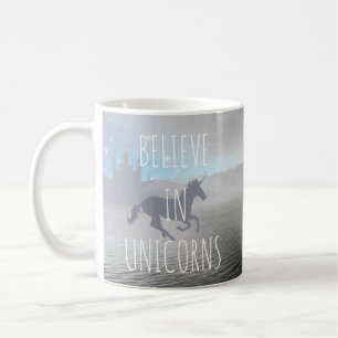Glaube an die fantastische Kunst der Einhörner Kaffeetasse