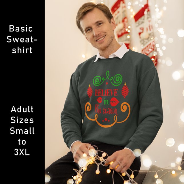 Glaube an die Jahreszeit, Weihnachten Urlaub, ZSSP Sweatshirt (Always Better Together in Winter Weather Christmas Sweatshirt)