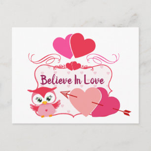 Glaube an die Liebe Postkarte