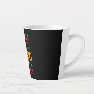 Glaube an die Magie der Weihnachten frohe Weihnach Milchtasse