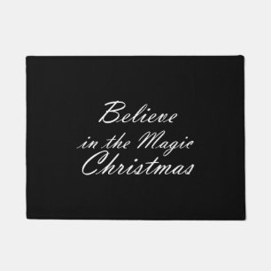 Glaube an die Magie der Weihnachtszeit Fußmatte