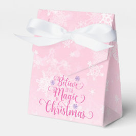 Glaube an die Magie der Weihnachtszeit Geschenkschachtel