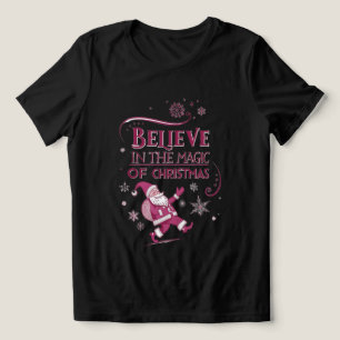 Glaube an die Magie der Weihnachtszeit Tri-Blend Shirt