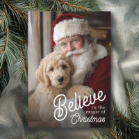 Glaube an die Magie des Weihnachtsfotos