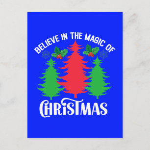 Glaube an die Magie von Weihnachten-82309 Postkarte