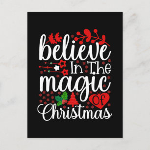 Glaube an die Magie von Weihnachten-84604 Postkarte