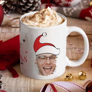 Glaube an die Magie von Weihnachten   Santa-Foto  Kaffeetasse