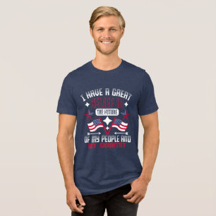 Glaube an die Zukunft meines Volkes und meines Lan Tri-Blend Shirt