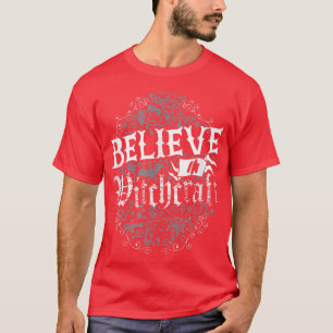 Glaube an Hexerei Vintage abgenutzt Hexen-Cor T-Shirt