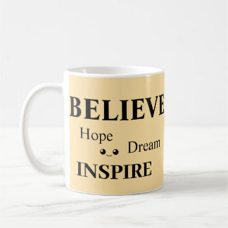 Glaube an Hoffnung Inspirier Traum/Aufblähen von D Kaffeetasse