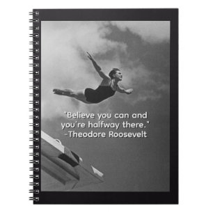 Glaube an Theodore Roosevelt Notizblock
