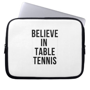 Glaube an Tischtennis Laptopschutzhülle