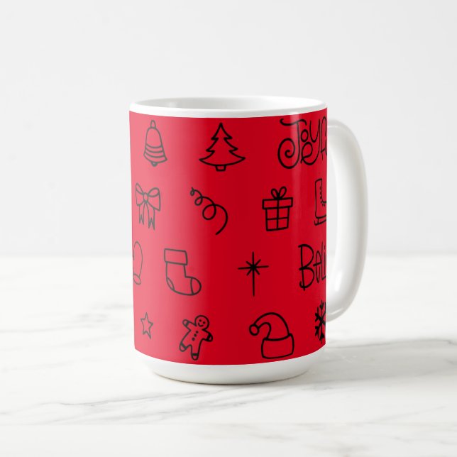 Glaube an Weihnachten, Kaffee-Tasse Kaffeetasse (VorderseiteRechts)