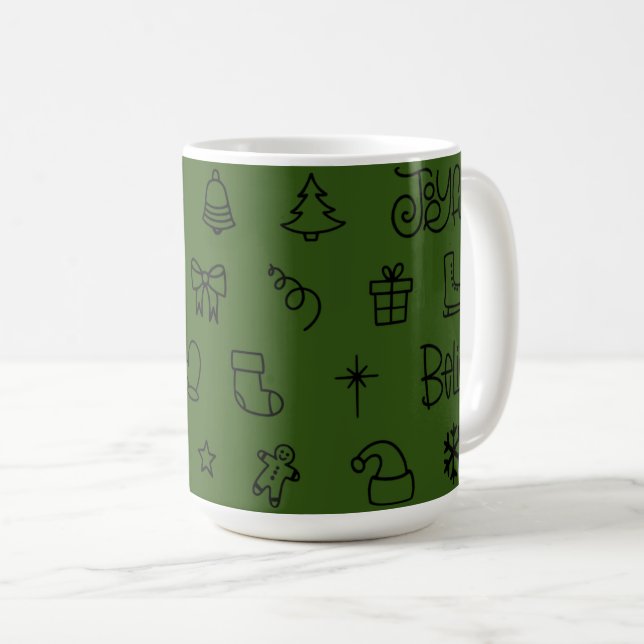 Glaube an Weihnachten, Kaffee-Tasse Kaffeetasse (VorderseiteRechts)