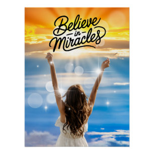 Glaube an Wunder Poster