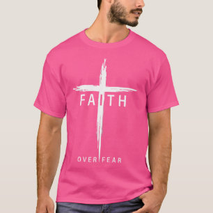 Glaube Angst Christliches Kreuz Jesus Christus Chr T-Shirt