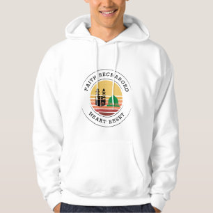 Glaube aufgeladen Herz zurückgesetzt - Retro Umr Hoodie