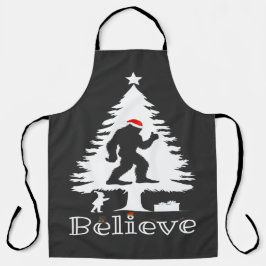 Glaube Bigfoot Kryptozoologie Weihnachtsbaum Schürze
