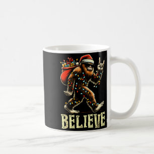 Glaube Bigfoot Sasquatch Santa Rentier Weihnachten Kaffeetasse