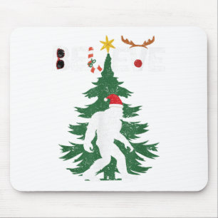 Glaube Bigfoot Sasquatch Yeti Weihnachtsmannmütze Mousepad