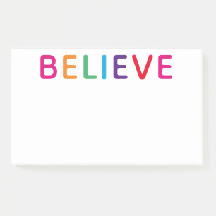 Glaube Bright Multicolored Post-it Klebezettel