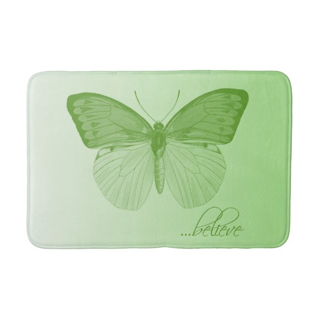 Glaube Butterfly Limon Badematte (Vorderseite)