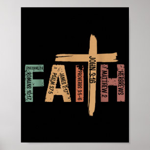 Glaube Christliche Inspirierende Bibelverse Religi Poster