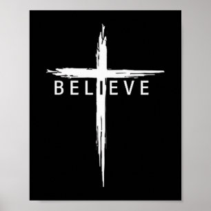 Glaube Christliches Kreuz Jesus Christus Christen Poster