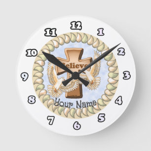 Glaube christliches Kreuz Uhr