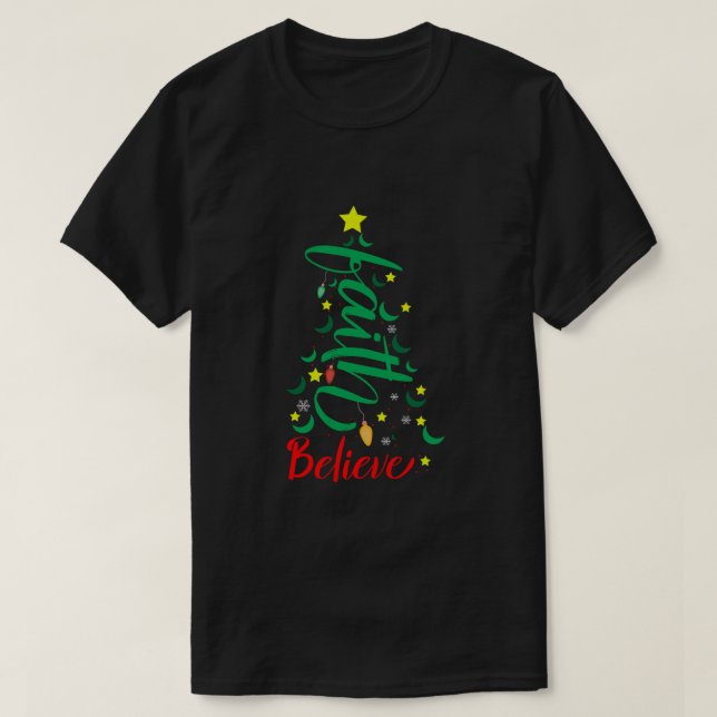 Glaube den Christlichen Glauben Jesus religiöse We T-Shirt (Design vorne)