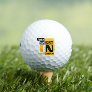 Glaube einfach an deinen Traum Golfball