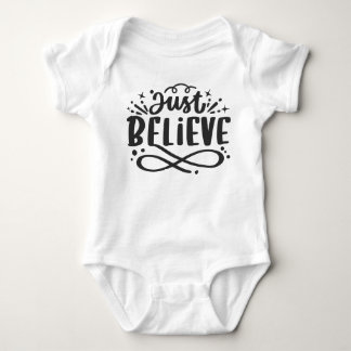 Glaube einfach baby strampler