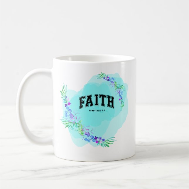 Glaube, Ephesianer 2:8 Tasse (Links)