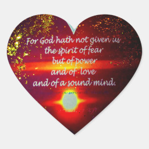 Glaube, Ermutigung Christlicher Aufkleber