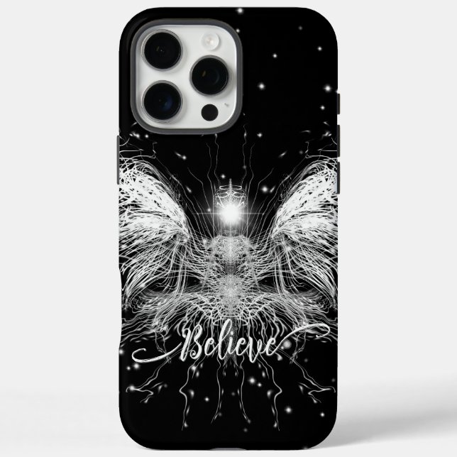 Glaube Fairy Starlight Fantasy Black iPhone 16 Pro Max Hülle (Rückseite)