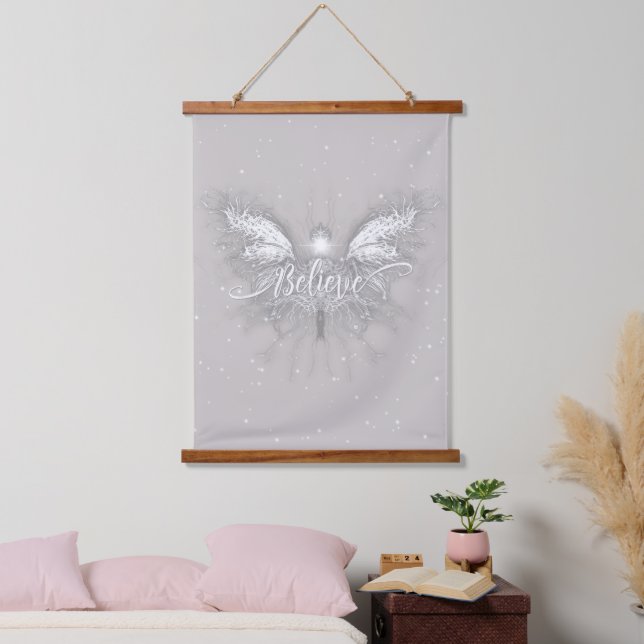 Glaube Fairy Starlight Fantasy Wandteppich Mit Holzrahmen (Schlafzimmer)