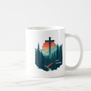Glaube & Fitness Christlich - Workout Motivation Kaffeetasse