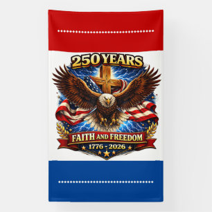 Glaube & Freiheit Adler Tribute Banner