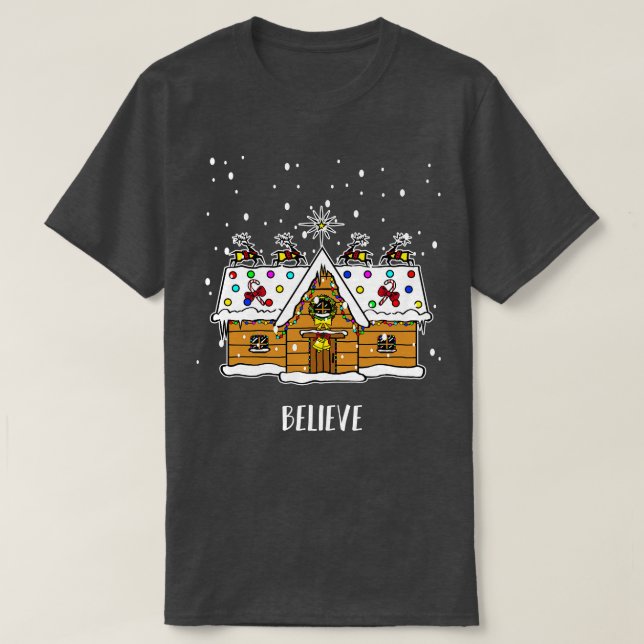 Glaube Funny Weihnachts Tshirt Boy Girl Holi (Design vorne)
