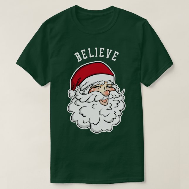 Glaube Funny Weihnachts Tshirt Boy Girl Holi (Design vorne)