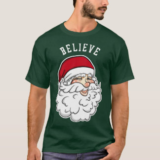 Glaube Funny Weihnachts Tshirt Boy Girl Holi