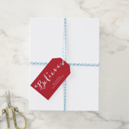 Glaube Gift Tags Geschenkanhänger