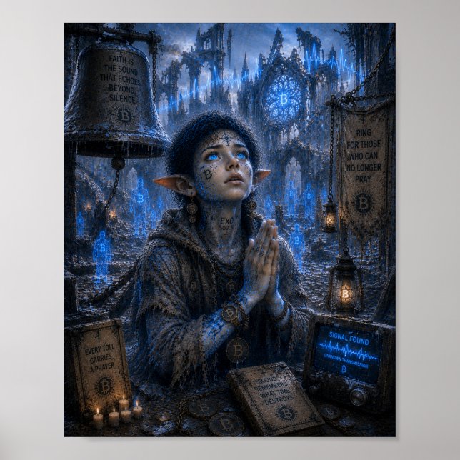 Glaube / Glockengeläut / Gefrorene Kathedrale Poster (Vorne)