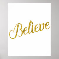 Glaube Gold Imitate Glitzer Metallic Inspiration