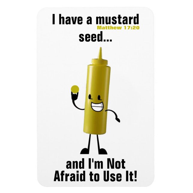 Glaube - Größe 4" x 6" Magnet (Vertikal)