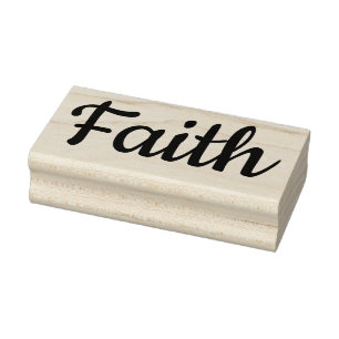 Glaube Gummistempel